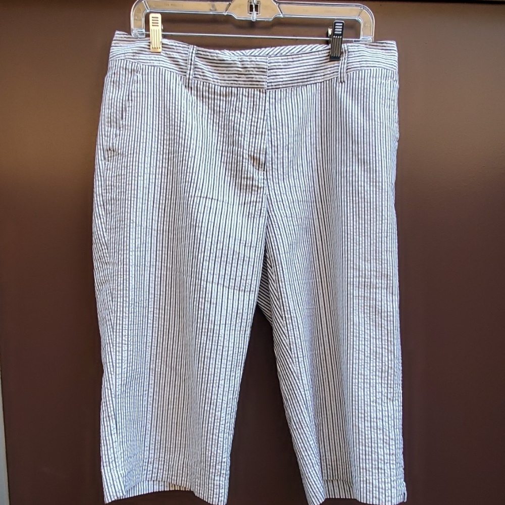 Willi Smith Striped Capris